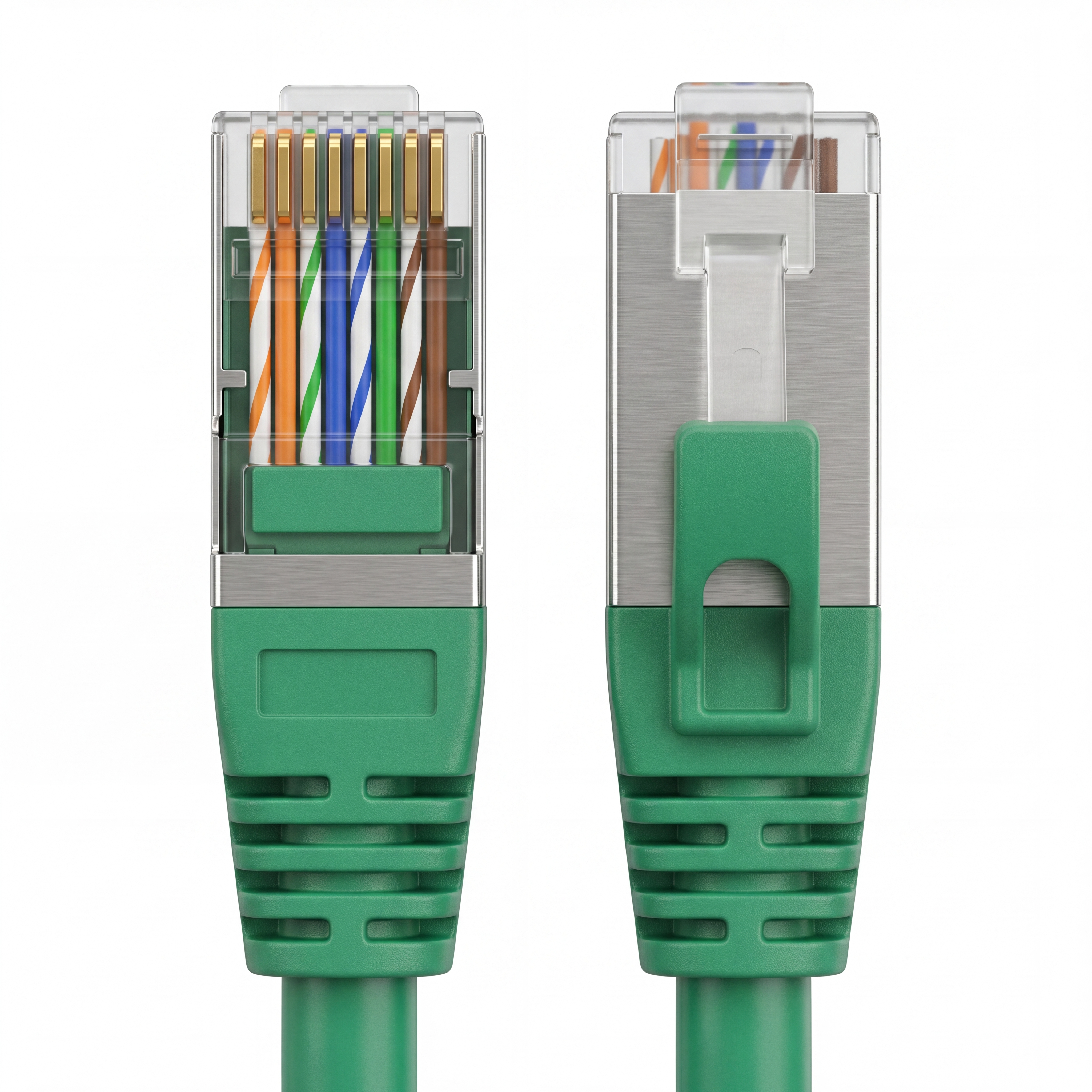 Hyperline PC-LPM-STP-RJ45-RJ45-C6-1M-LSZH-GN Патч-корд RJ-45/RJ-45, экранированный U/FTP, категория 6 (100% Fluke Component Tested), 26AWG, LSZH, 1 м, зеленый