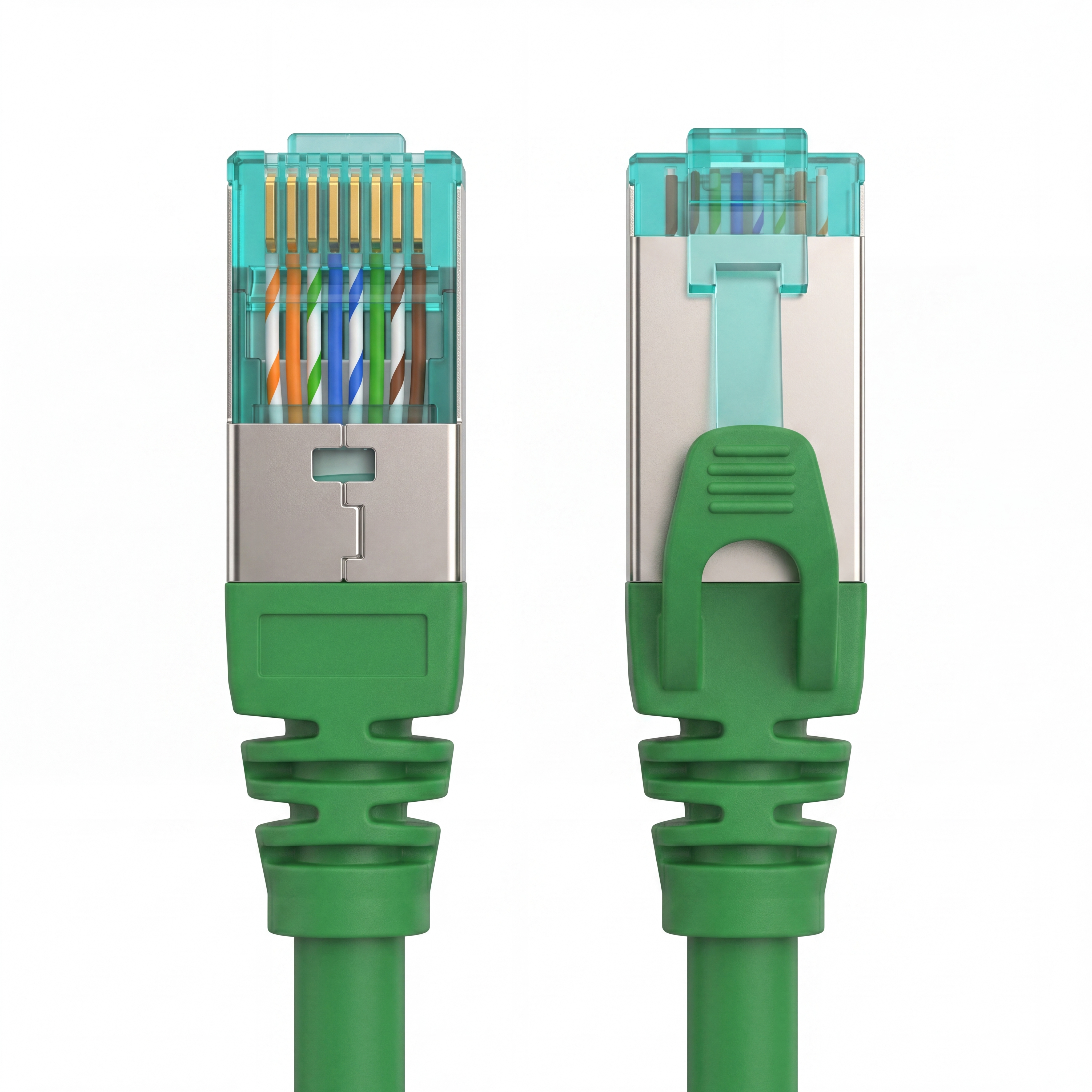 Hyperline PC-LPT-SFTP-RJ45-RJ45-C6a-1.5M-LSZH-GN Патч-корд RJ-45/RJ-45, экранированный S/FTP, категория 6a (100% Fluke Component Tested), 30AWG, LSZH, 1.5 м, зеленый